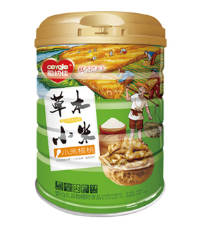 聪幼佳草本小米配方营养米粉-小米核桃