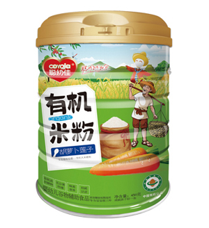 聪幼佳有机米粉-胡萝卜莲子